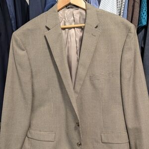 Ralph Lauren Beige Checkered Blazer